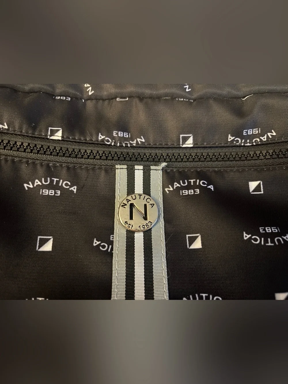 Nautica Logo-Print Crossbody Bag